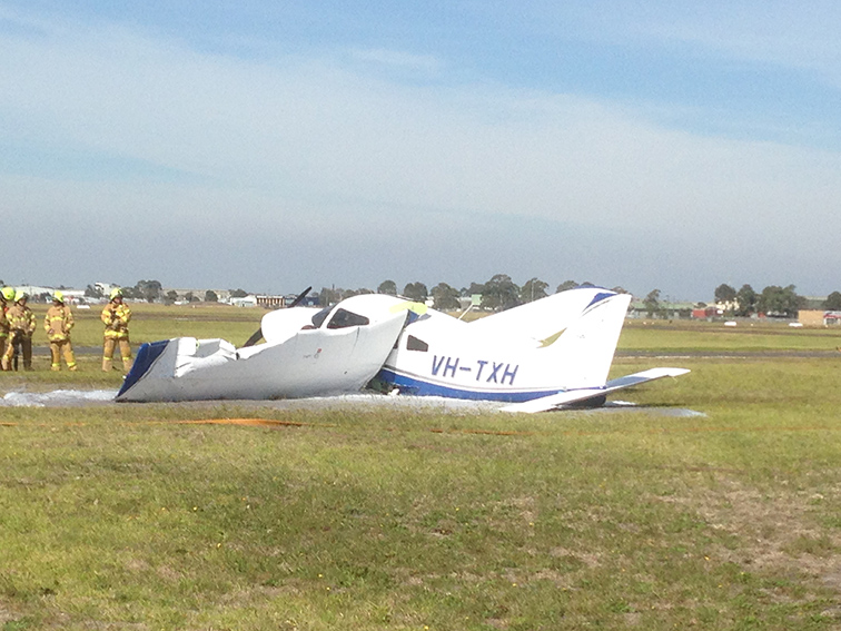 Figure 3: Damage to VH-TXH